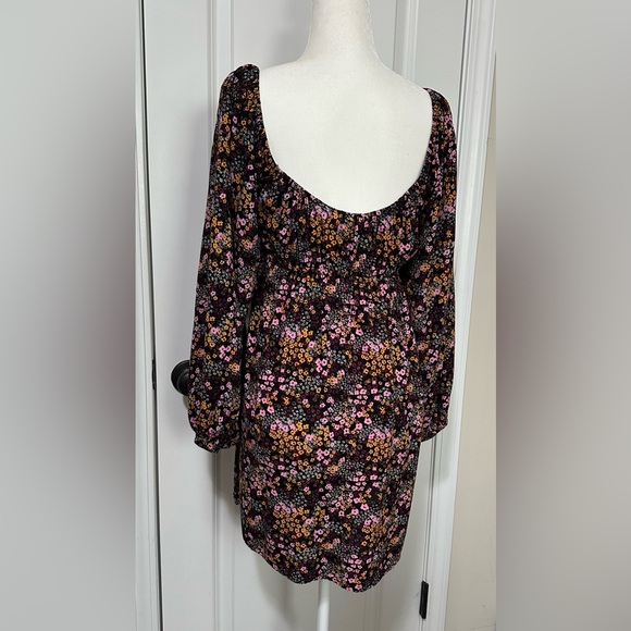 Roxy Sweetest Shores Puff Sleeve Women’s Dress Size L - Picture 5 of 7